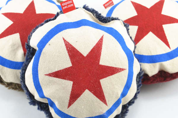 Six Point Star Squeaky Toy