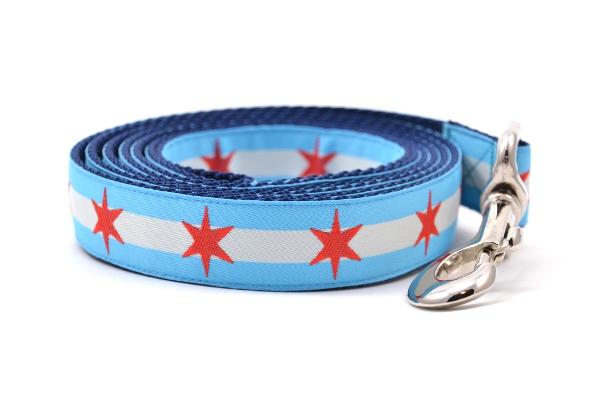 Chicago Flag Dog Leashes